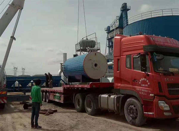 93萬大卡燃氣鍋爐在客戶現場運行中