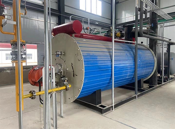 120萬大卡燃氣鍋爐在客戶現場運行中